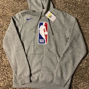 Nike NBA Logo Gray Hoodie Men’s Small